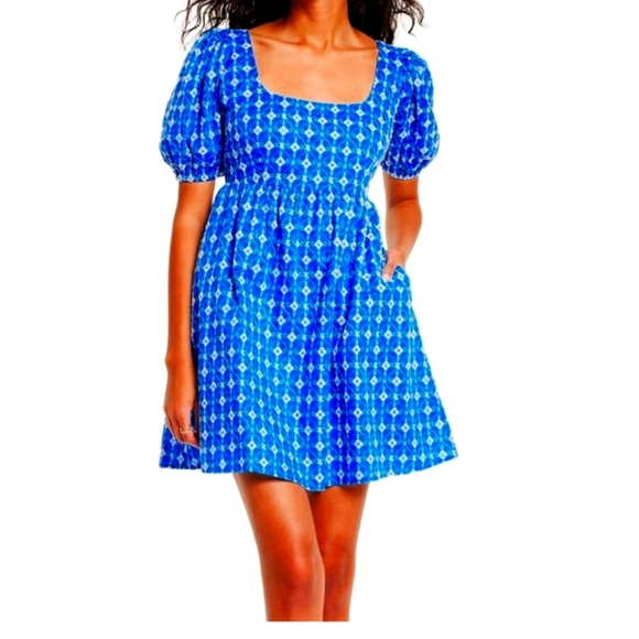 Rhode X Target Mini Dress Bright Blue, Multiple sizes Available NWT - Picture 1 of 3